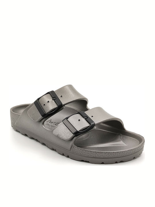 Women's Flat Sandals Anatomic in Gray Color