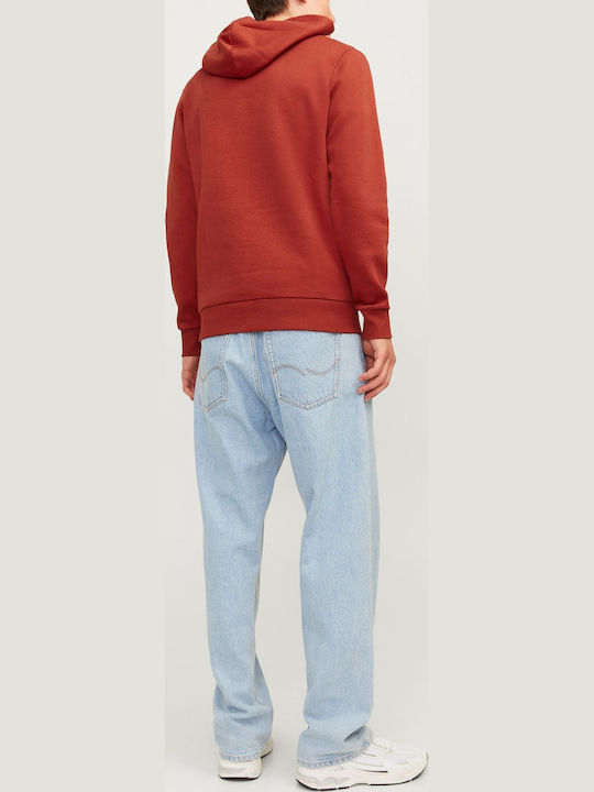 Jack & Jones Φούτερ Red Ochre, Κεραμυδι με Κουκούλα Jack & Jones Φούτερ Red Ochre, Κεραμυδι με Κουκούλα