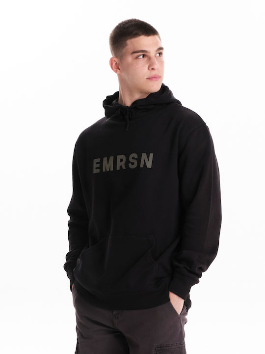 Emerson Men's Sweatshirt with Hood Black