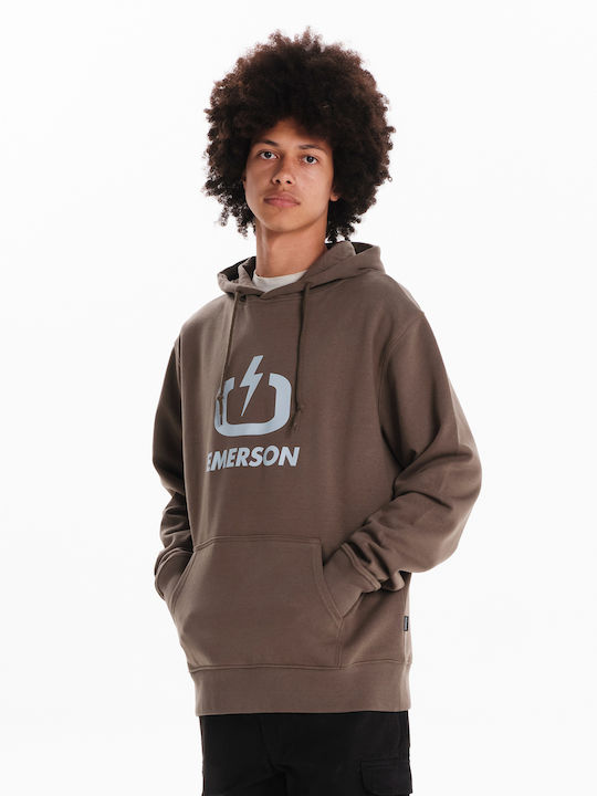 Emerson Herren Sweatshirt mit Kapuze Grün