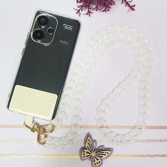 Sonique Neck Strap for Mobile Phones White 464S57