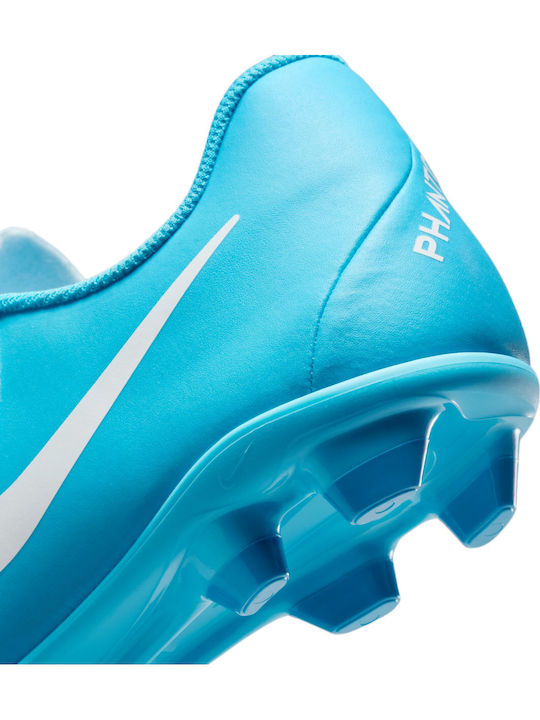 Nike Phantom GX 2 Club Football Shoes with Cleats Blue Fury / White