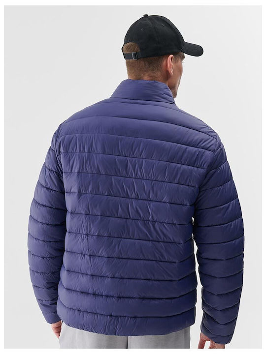 4F Men's Puffer Jacket Waterproof Navy Blue