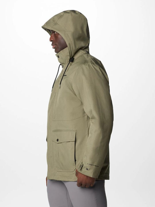 Horizons 3 in 1 Winter Jacket Waterproof Stone Green