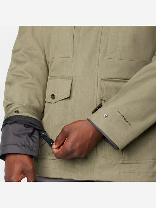 Horizons 3 in 1 Winter Jacket Waterproof Stone Green