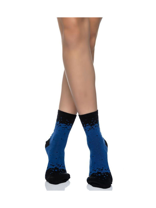 Inizio Damen Socken BLACK/BLUE 1Pack