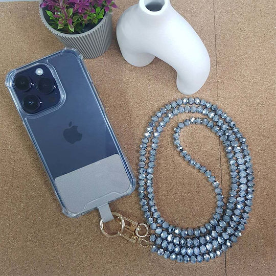 Sonique Neck Strap for Mobile Phones Silver 206T05