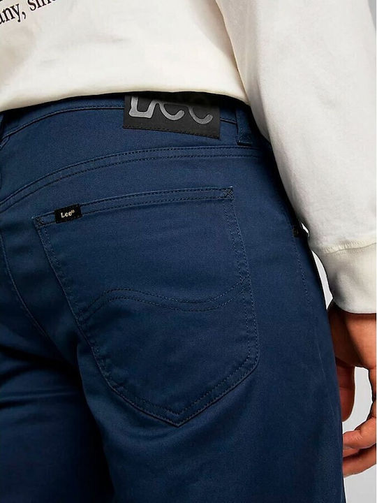Daren Men's Jeans Pants Elastic with Regular Fit Dark Blue