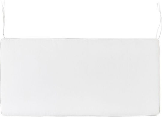 Beliani Garden Chair Cushions White 54x112cm