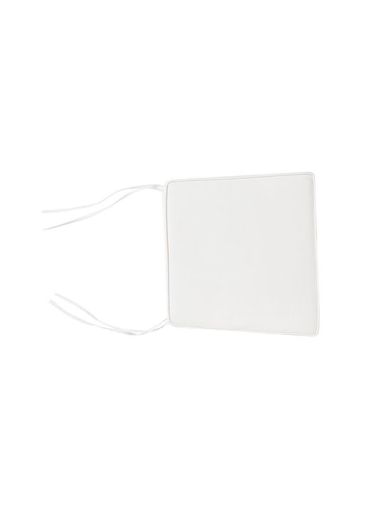 Beliani Garden Chair Cushion White 2pcs