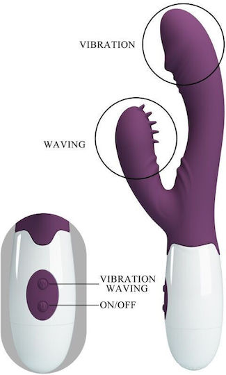 Pretty Love Butterfly Kiss Vibrator Rabbit Purple