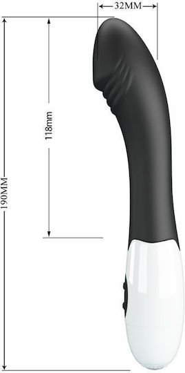 Pretty Love Elemental Vibrator G-Spot Black