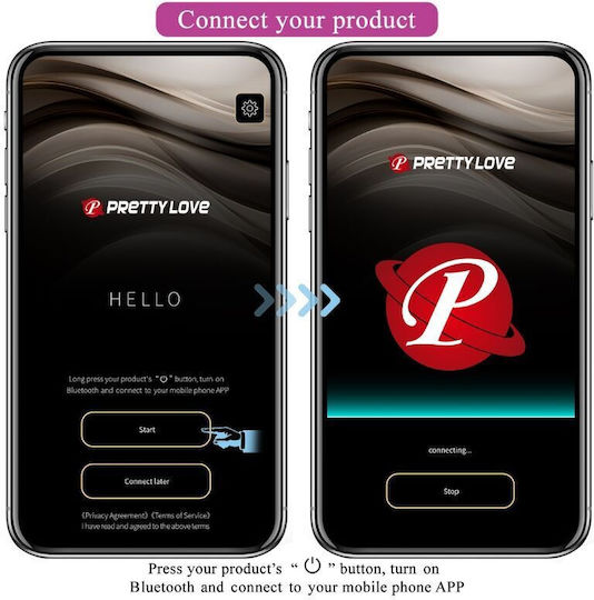 Pretty Love Ethan Вибратор G-Spot с Дистанционно Управление 20см Lilac