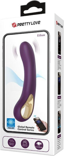 Pretty Love Ethan Вибратор G-Spot с Дистанционно Управление 20см Lilac