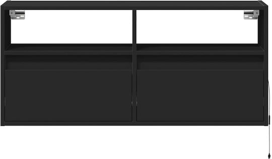 TV-Ständer Schwarz M100xP31xH45cm