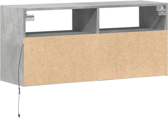 Gray Concrete TV Stand 100x31x45cm