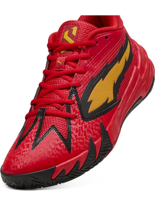 Scoot Zeros Low Basketball Shoes Red