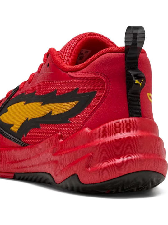 Scoot Zeros Low Basketball Shoes Red