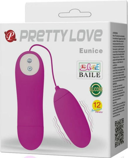 Pretty Love Eunice Vibrator Egg with Remote Control 6cm