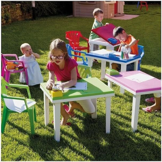 Kids Table made of Plastic Red Nardi