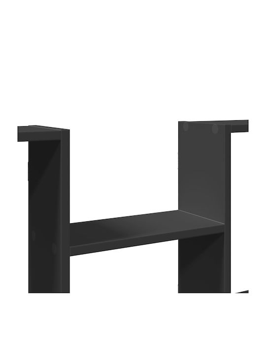 Black Wall Shelf 99x15x60cm