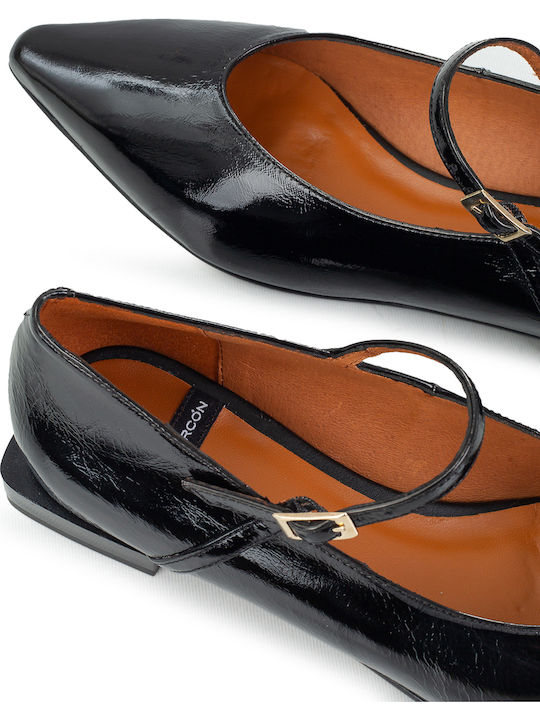 Damen Ballerinas in Schwarz Farbe