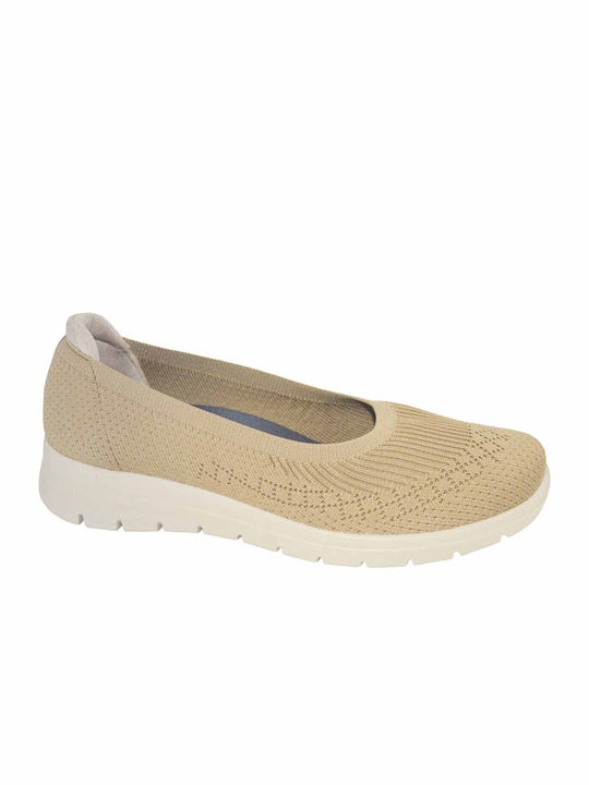 Fly Flot Damen Ballerinas Light Beige