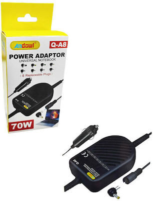 Andowl Laptop Charger 70W 24V and with plug set