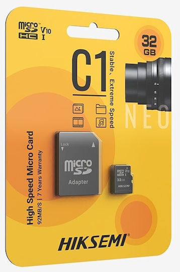Hiksemi microSDXC 128GB V30 UHS-I 92MB/s with Adapter