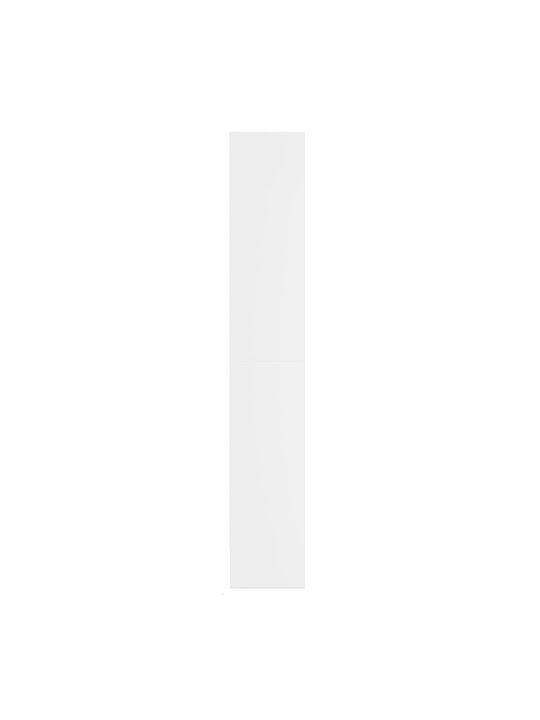 Bibliothek mit LED White 69x32.5x200cm
