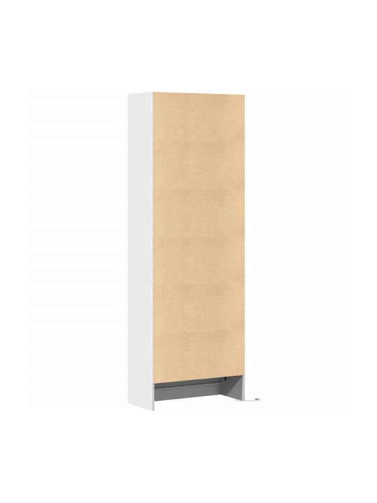 Bibliothek mit LED White 69x32.5x200cm