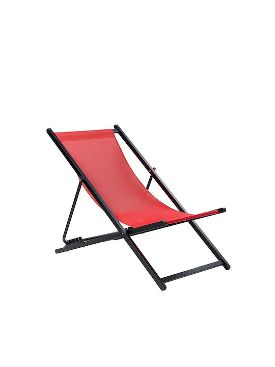 Σεζλόνγκ Ξύλινη Red 56x100x94cm