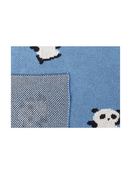 Beliani Blue Kids Blanket 130x170cm
