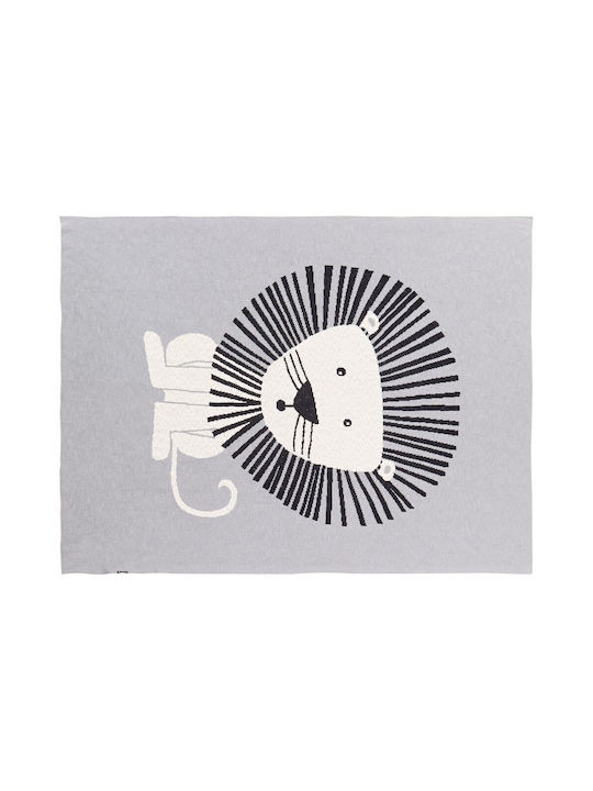 Beliani Pătură Gri 130x170 cm