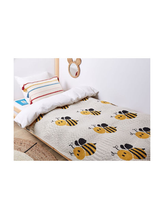 Beliani Beige Kinderdecke 130x170cm