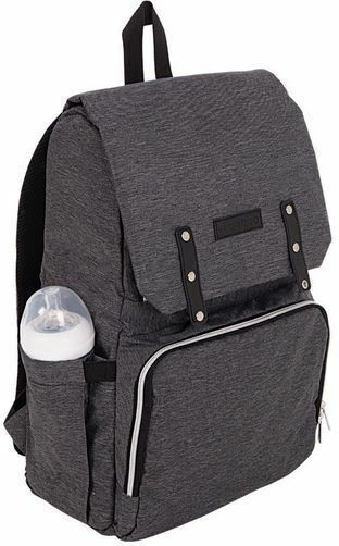 Kikka Boo Τσάντα-Αλλαξιέρα Πλάτης Caira Dark Grey Best4Baby 57εκ.