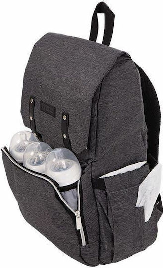 Kikka Boo Τσάντα-Αλλαξιέρα Πλάτης Caira Dark Grey Best4Baby 57εκ.
