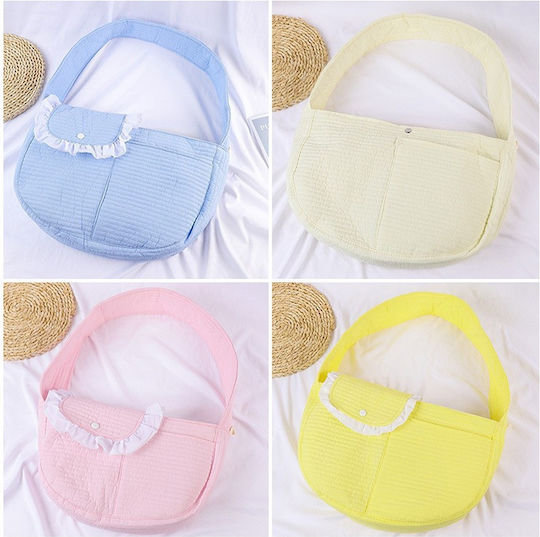 Текстилен преносвач за кучета и котки до 6 кг M43xW11xH29cm "kourk Cute" – Розов