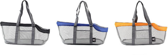 Summer Dog Cat Carrier Fully Ventilated Polyester Oxford Fabric Up to 5.5 kg M50xW20.5xH19.5cm Yellow