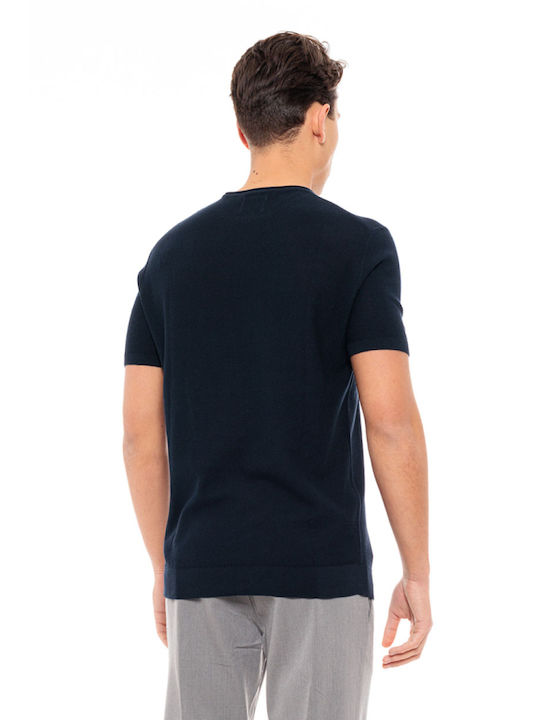 Smart Fashion Herren T-Shirt Kurzarm BLUE