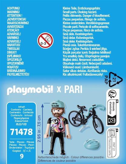 Playmobil Sports & Action Ciclism Rutier pentru 4-10 ani