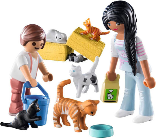 Playmobil Land Familie mit Kätzchen für 4-10 Jahre