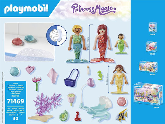 Playmobil Prinzessin Magie Meerjungfrauen-Familie für 4-10 Jahre