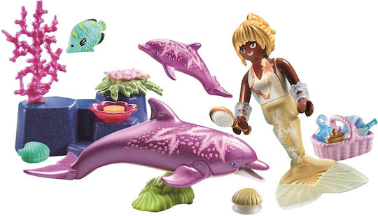 Playmobil Princess Magic Γοργόνα Με Δελφίνια για 4-10 ετών