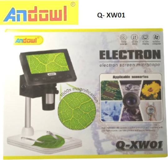 Andowl Digital with Monitor Microscope USB