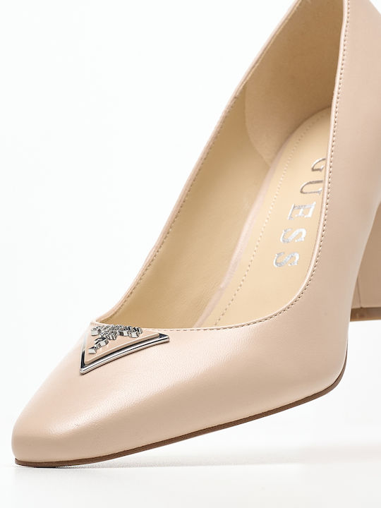 Leather Pink Heels Varlay2