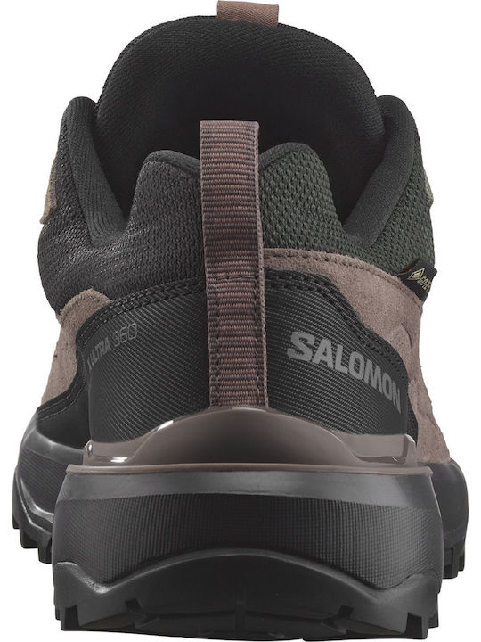 Salomon X Ultra 360 LTR Women's Hiking Shoes Waterproof With Gore-Tex Membrane Brown