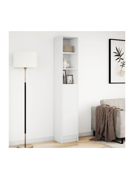 Bibliothek mit LED White 36x32.5x200cm