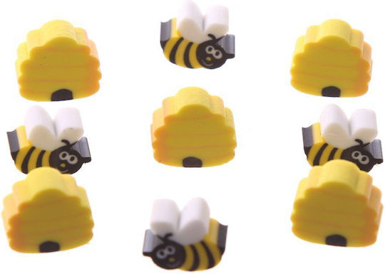 Puckator Mini Γόμα Μέλισσα Cute Honey Bee 8 Κάθε Βαζάκι