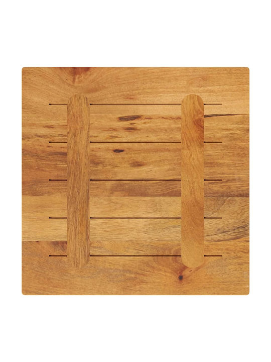 vidaXL Square Table Surface made of Solid Wood Mango 50x50x2.5cm 371586 1pcs